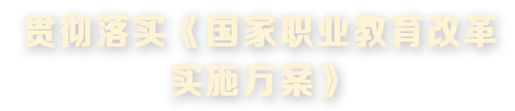 貫徹落實《國家職業教育改革實施方案》